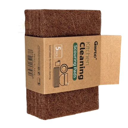 Lot de 5 ou 10 éponges en microfibre de sisal