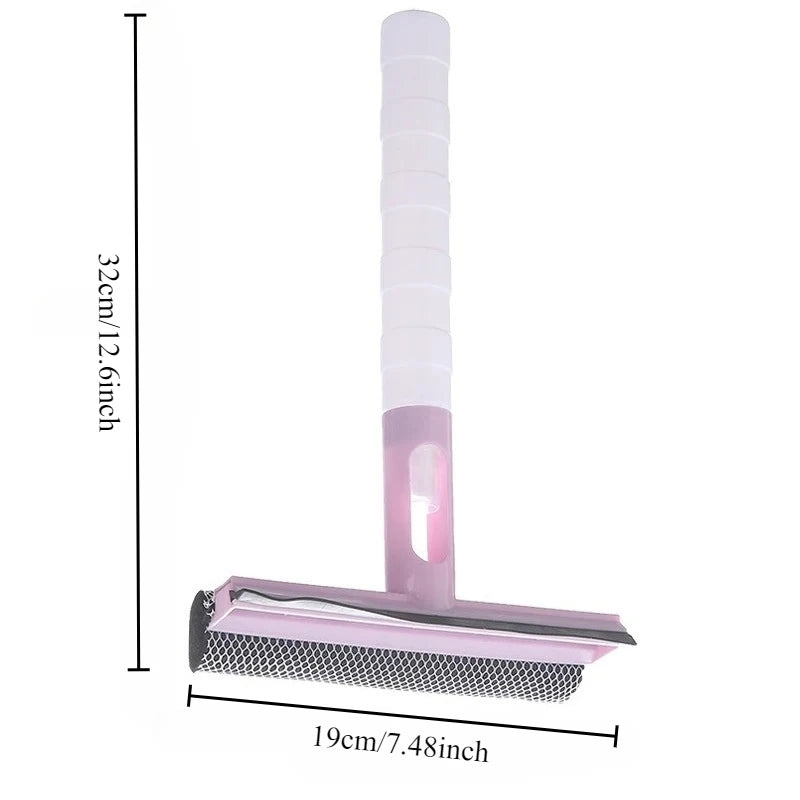 Cleaner Glass Wiper Multifunctional Household Window Toilet Tool Double-sided Wipe Window Cleaner Squeegee Kitchen Accessories