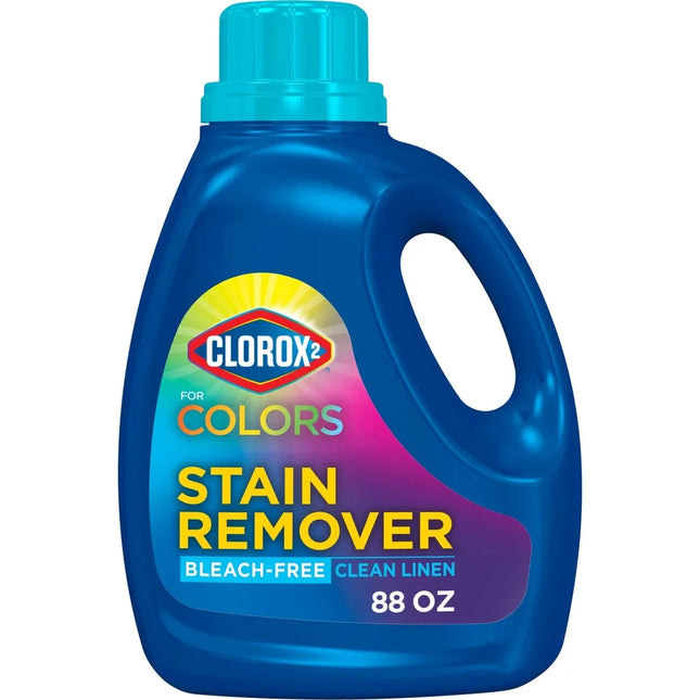 Powerful Stain Remover Laundry Additive Bleach Free Color Safe Multi-Surface Cleaner 88 Fl Oz Odor Eliminator Brightens Whites