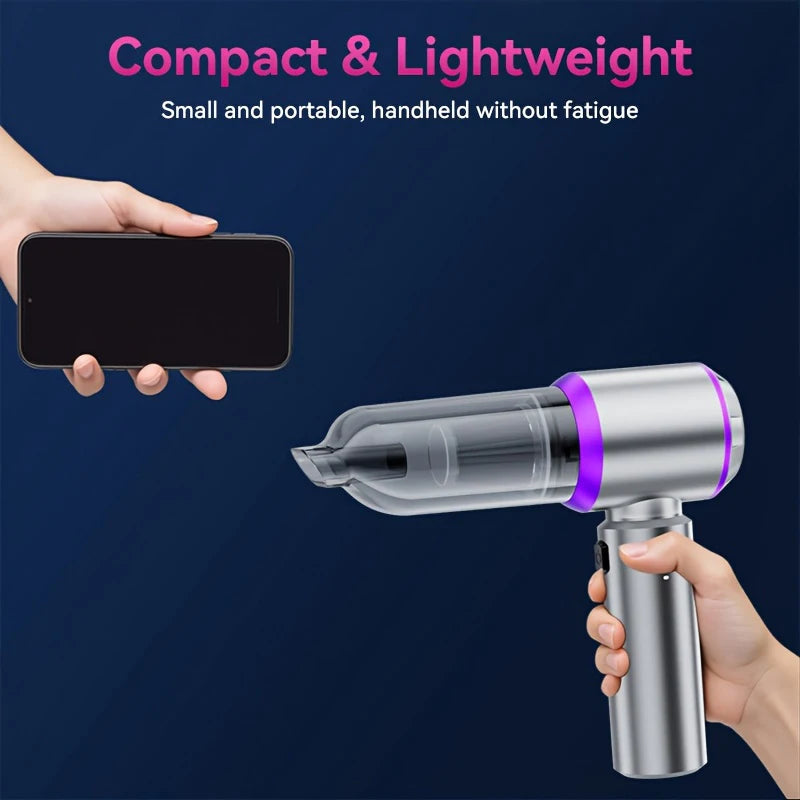 New Car Vacuum Cleaner 985000PA Strong Suction Powerful Wireless Portable Car Cleaner for Home Appliance Air Blower