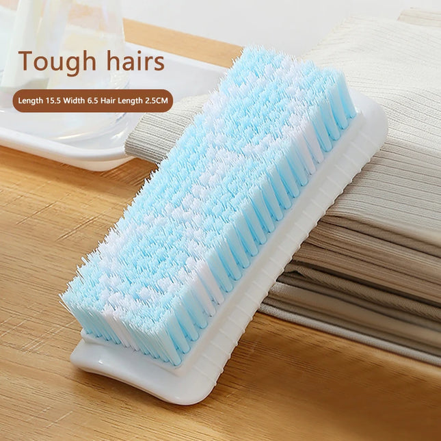 Laundry Brush Clothing Cleaning Tools Not Damaging Clothes Anti Slip Grip Soft Hard Bristled Brushes Clothes Scrubbing Brush - E-menage