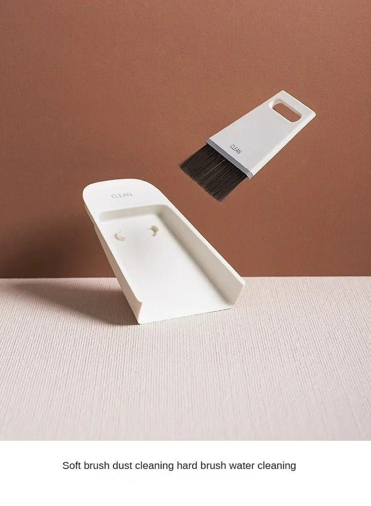 Compact &amp; Handy Mini Broom Set for Effortless Desk Cleanup