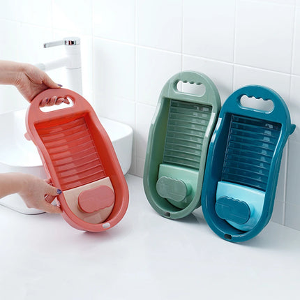 Multi-Purpose Laundry Scrub Board Mini Laundry Board For Hand Wash Clothes For Household Camping Underwear Socks Washboard - E-menage