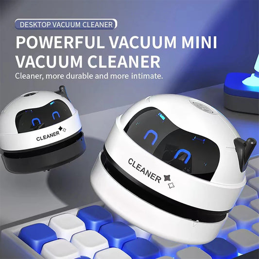 Mini Vacuum Cleaner Protable USB Charging Desktop Cleaner Table Sweeper With Clean Brush For Home Office Desk Dust Vacuum