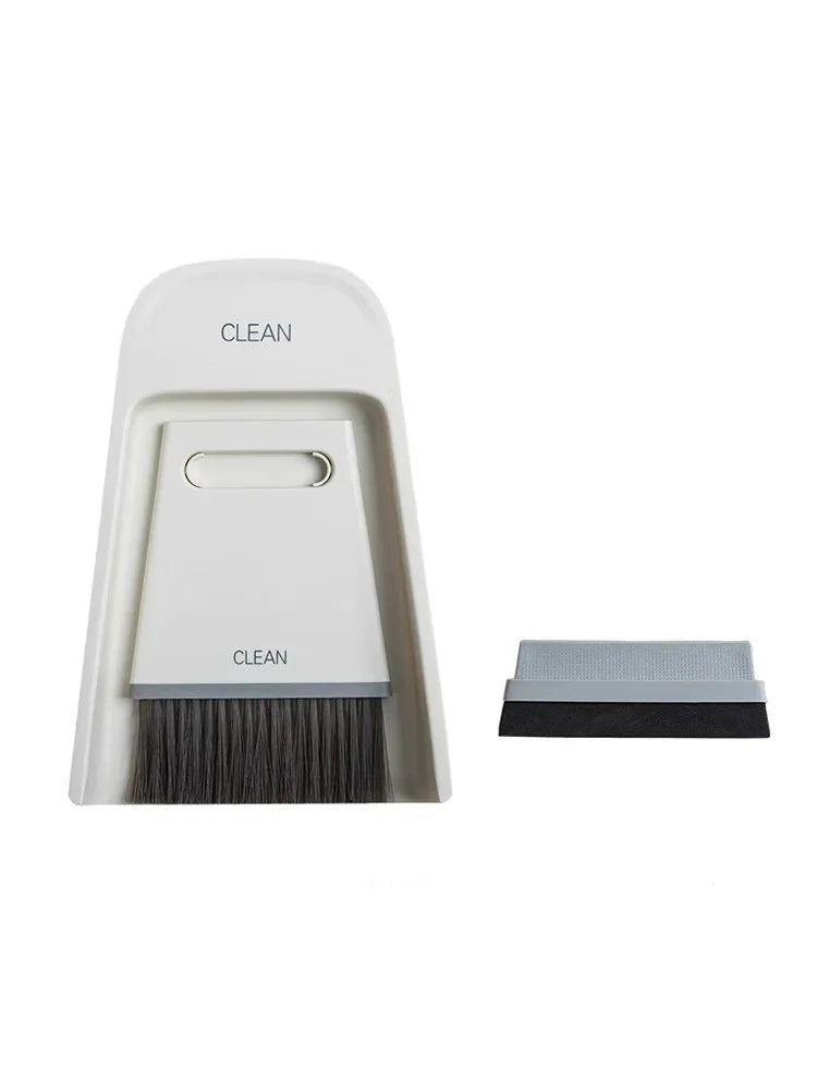 Compact &amp; Handy Mini Broom Set for Effortless Desk Cleanup