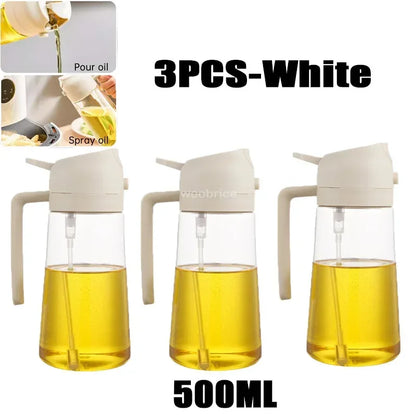 Oil Dispenser Seasoning Accessories Oil Cruet Bottle Oil Spray Kitchen Utensils for Kitchen Barbecue Oils Sprayer Container