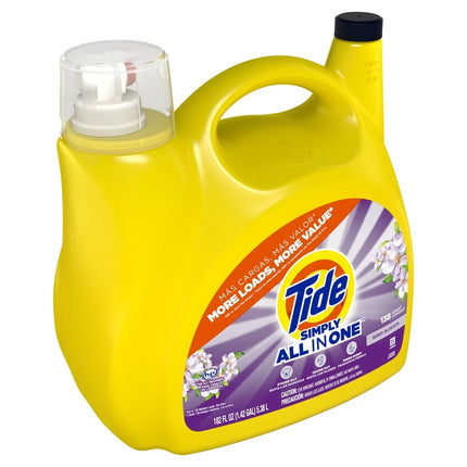 All-in-One Liquid Laundry Detergent Tough on Stains and Odors 138 Loads Berry Blossom Scent Works in All Machines