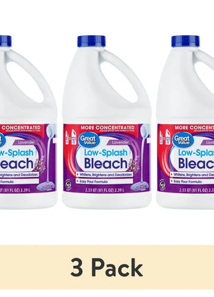 Eau de Javel Anti-Éclaboussures à la Lavande – 2,3 L | Nettoyant Multi-Surfaces & Blanchissant Puissant | Désinfectant & Détachant pour le Linge – Formule Concentrée, Facile à Verser