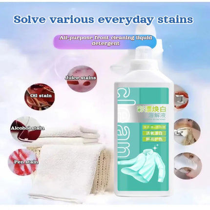 Lessive domestique blanchissante, oxygénée, anti-jaunissement - E-menage