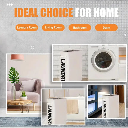 Laundry Basket Foldable Dirty Clothes Basket Clothes Organizer Yoga Storage Basket Home Assortment Box Laundry Boxs - E-menage