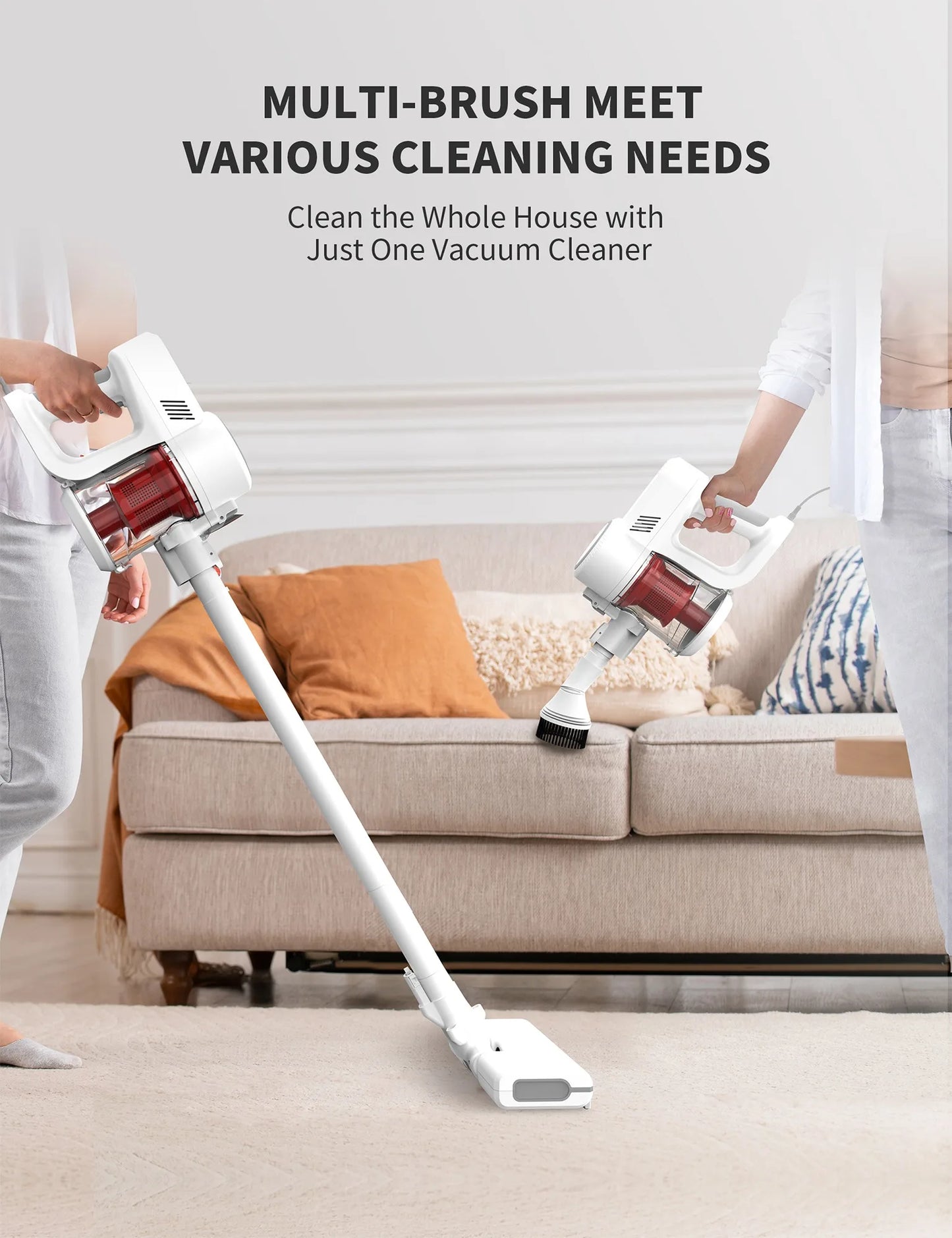 Corded Powerful Vacuum Cleaner For Car Floors & Carpets Home Pet Hair Multifunctional Handheld Vacuum Cleaner Household