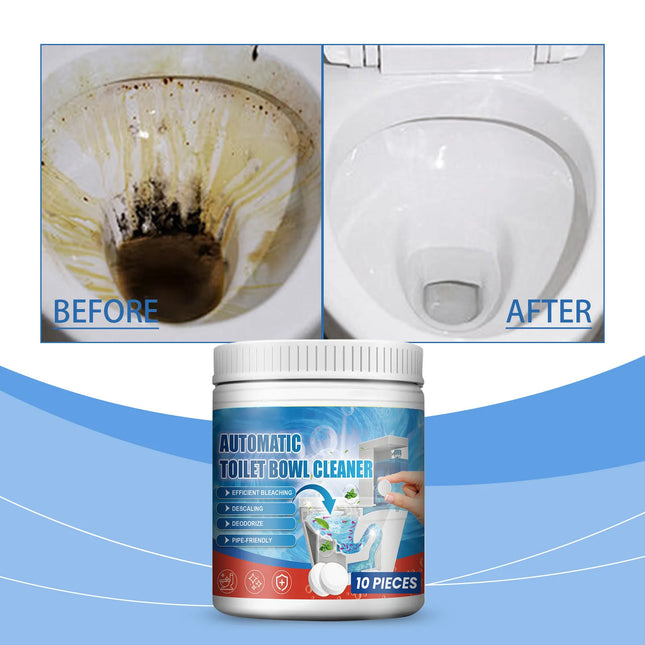 Toilet Bowl Cleaner  Cleaning 10 Tablets Blue Bubble  Powerful Deodorizer For Bathroom Wc  Descaling And Deodorize Toilet Cleane