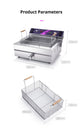 Commercial Electric Fryer - Single Cylinder Large Capacity Fryer for French Fries and Dough Sticks