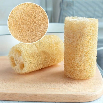 1pcs Natural Loofah Sponge Multi-purpose Cleaning Tool for Kitchen Bathroom Scrubber For Daily Cleansing Wash Body Scrubber Spa