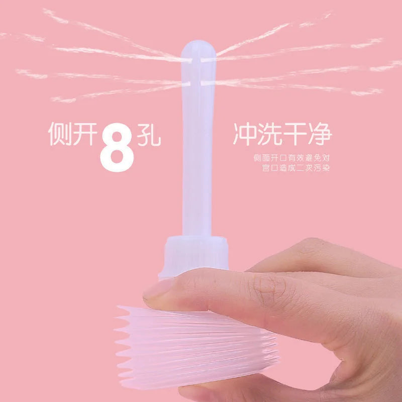 Large-capacity Syringe Enema Irrigator Anus Irrigator Disposable Cleaning Enema Feminine Hygiene Enema Anus Cleaning Device