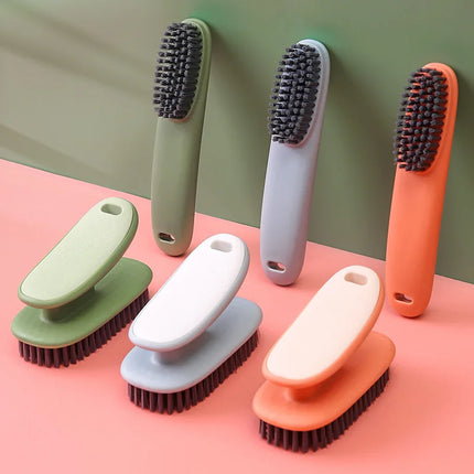 Laundry brush, multifunctional long-handled cleaning brush with soft bristles, household use, doesn't damage clothes - E-menage
