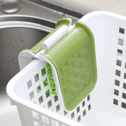 Brosse de nettoyage double face pliable en U