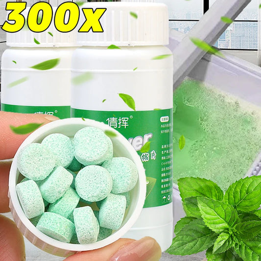 100/300pcs Floor Cleaning Tablets Toilet Effervescent Tablets Multipurpose Home Room Deodorant Remove Stain Cleaning Supplies