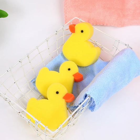 New Baby Shower Wipes Children's Sponge Wipe Cartoon Bath Baby Products
