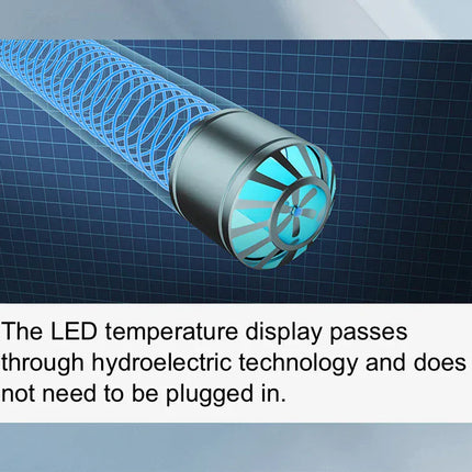 Robinet de salle de bain multifonctionnel VGX, mitigeur de lavabo extractible, robinet de lavabo avec indicateur de température LED, rotation à 360°, robinetterie Crane en laiton blanc