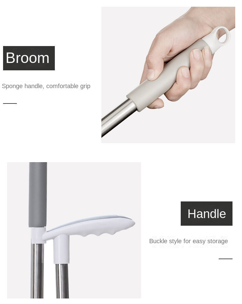 Broom and Scoop Set Folding Dustpan High-end Bathroom Water Wiper To Sweep Magic Brush Garbage Squeegee Home Cleaning Products