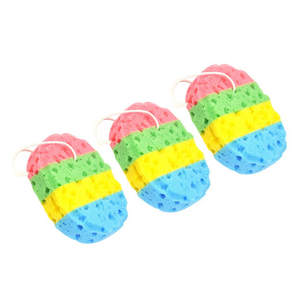 Lot de 3 éponges de bain naturelles aux algues