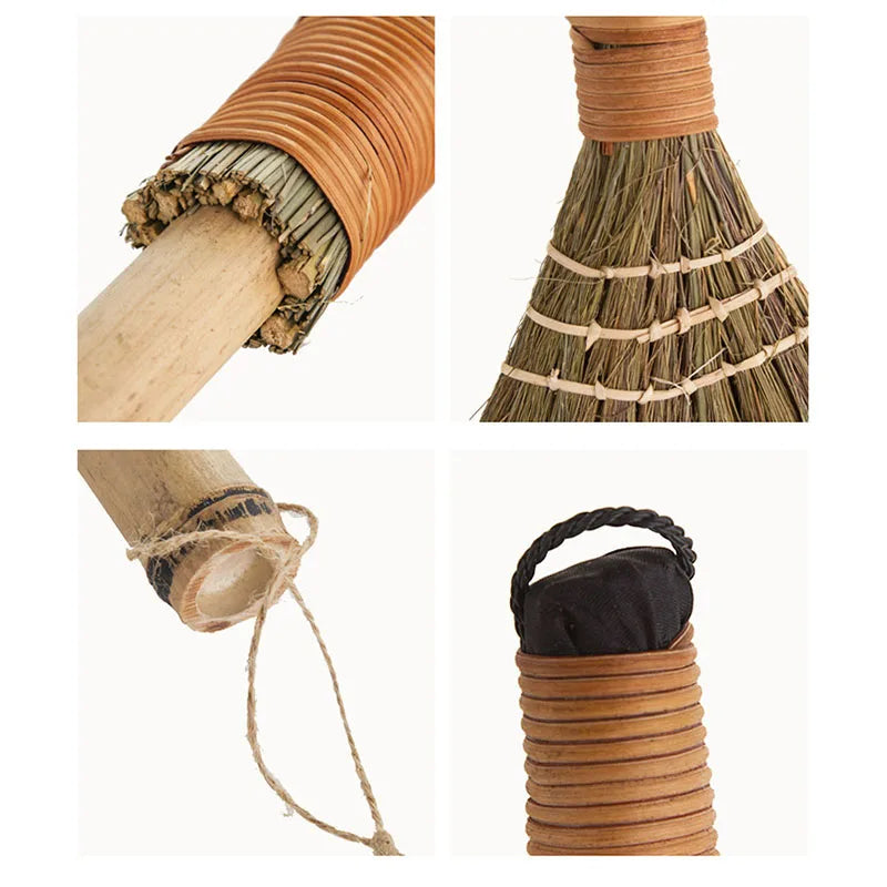 Japanese Style Broom With Short-Handle Sweeping Japanese Style Broom For Carpet Sweep Floor Cleaning Pet House Clean, Hair