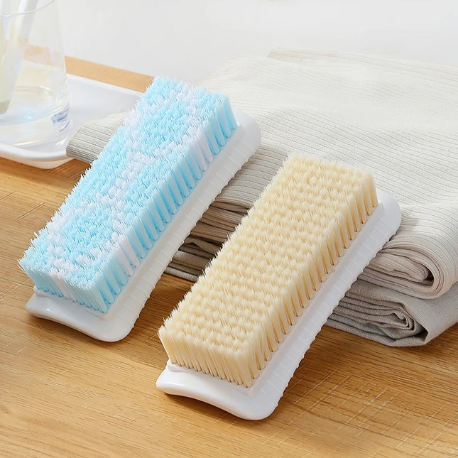 Laundry Brush Clothing Cleaning Tools Not Damaging Clothes Anti Slip Grip Soft Hard Bristled Brushes Clothes Scrubbing Brush - E-menage