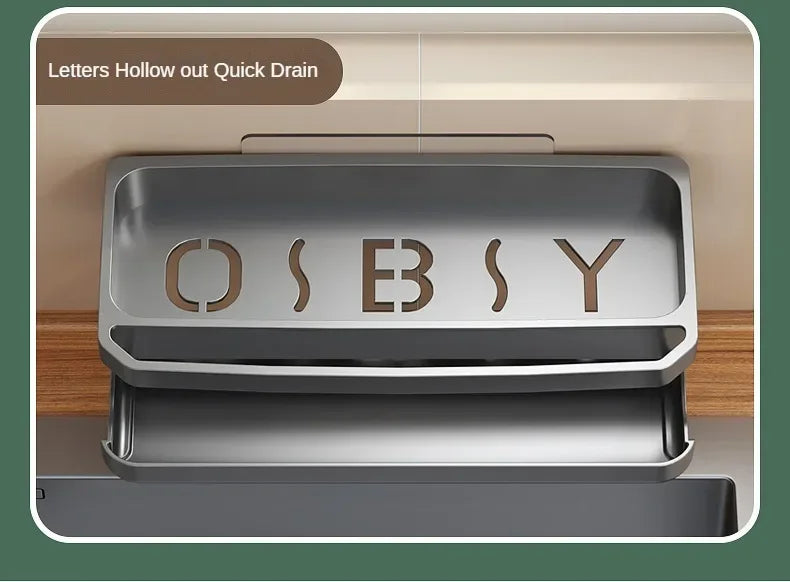 Drain Rack Kitchen Sink Organizer Self-draining Shelf Sponge Holder Dishcloth Soap Drainer Kitchen Gadgets Kitchen Accessories