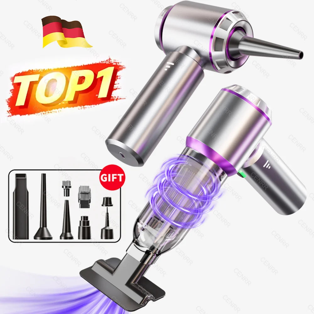 New Car Vacuum Cleaner 985000PA Strong Suction Powerful Wireless Portable Car Cleaner for Home Appliance Air Blower