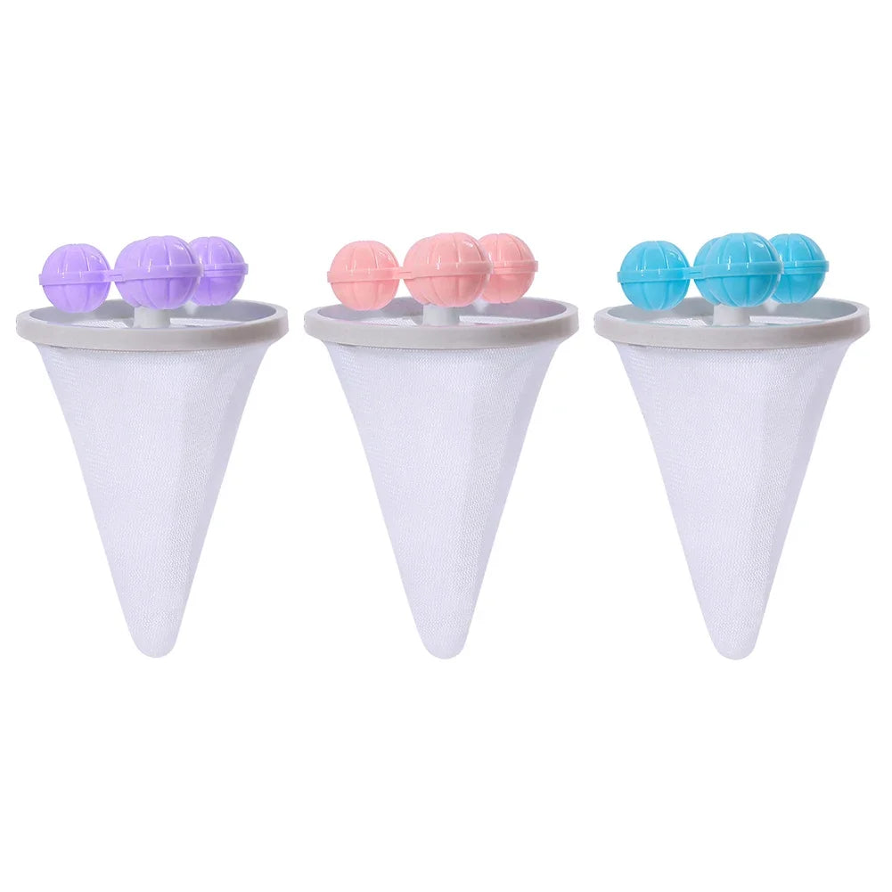 1-10PCS Washing Machine Filter Net Floating Lint Filter Mesh Bag Reusable Pet Hair Catcher Remover Laundry Cleaning Tool