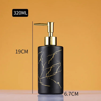 Distributeur de savon liquide, flacon en verre européen - E-menage