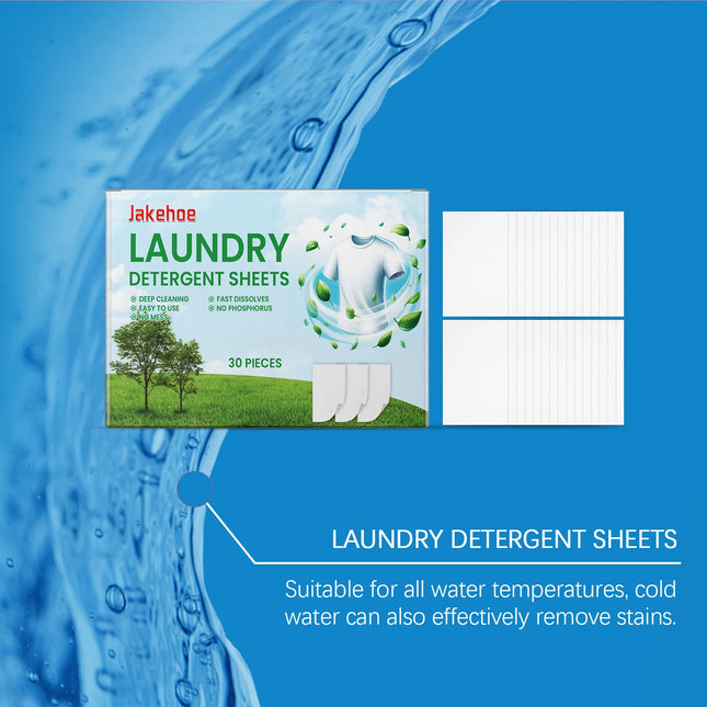 Lessive en feuilles pour peaux sensibles - Capsules nettoyantes compactes et écologiques - E-menage