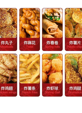 220V Fryer Electric Cookware for Kitchen Deep French Fries Commercial Fryers Frying Oil Cooker Timer Arfrai 10L Ar AF