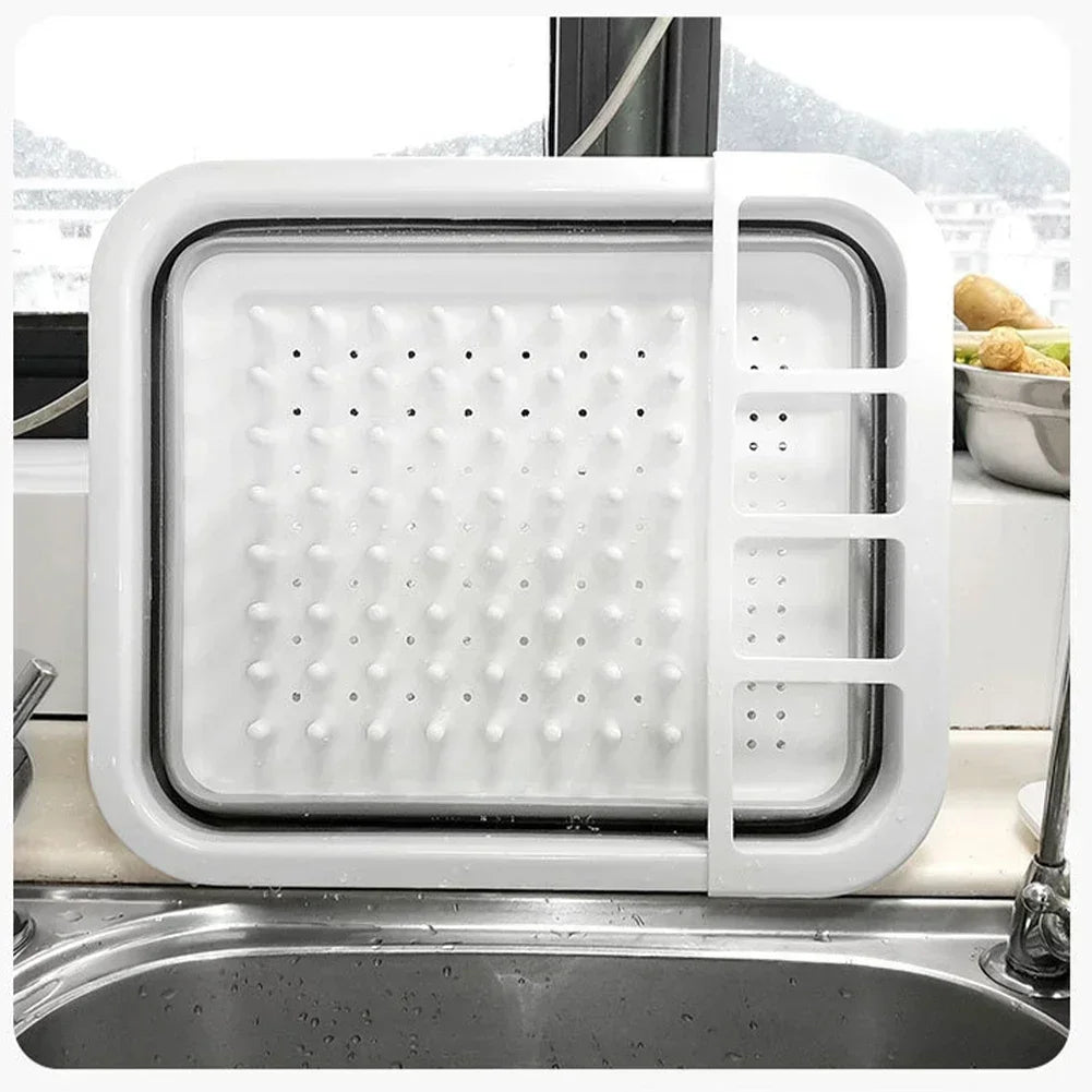 Collapsible Dish Drainer Drainer Rack Dinnerware Organizer Plastic Sink Drying Rack Caravan Camper Van Camping Tent Accessories