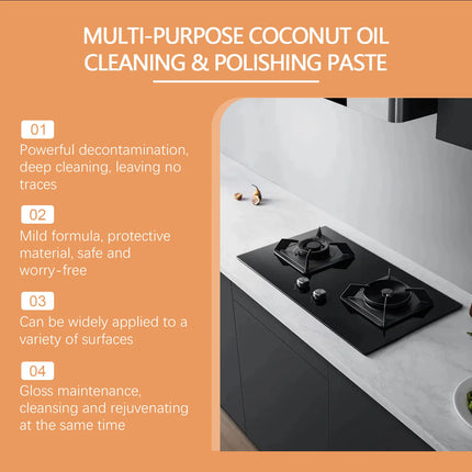 Nettoyant multi-usages en pâte pour éliminer les taches de cuisine, détartrant pour salle de bain
