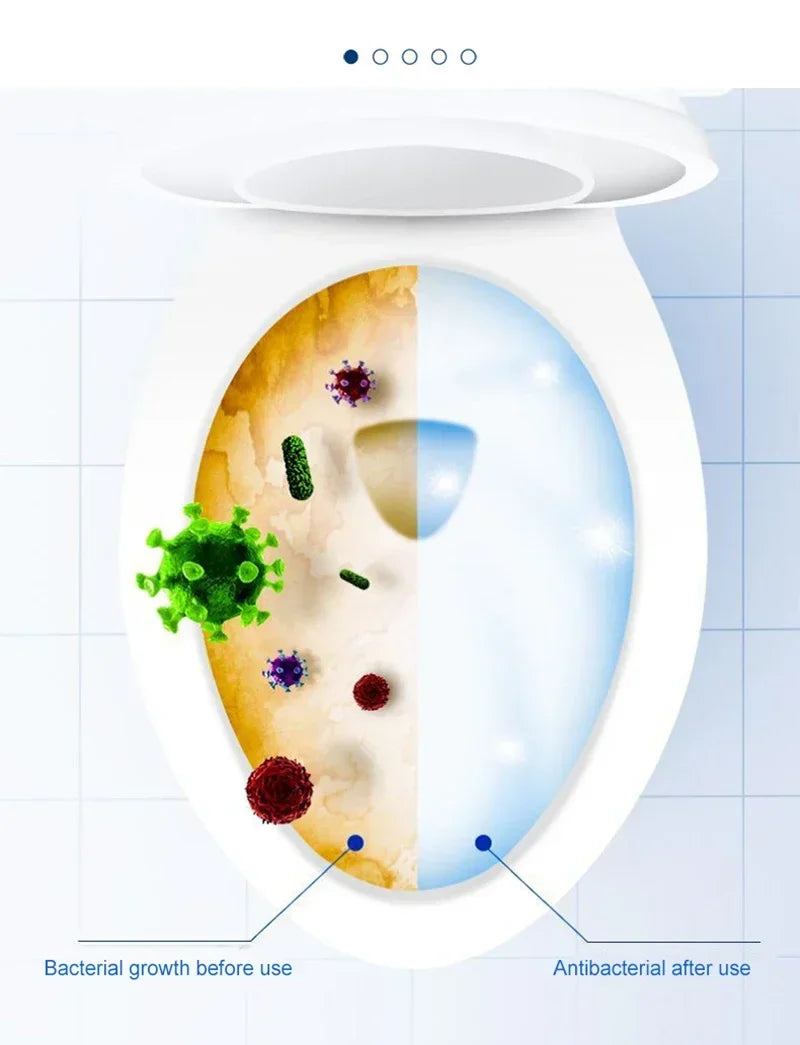 Toilet Cleaning Tablets Bathroom Deodorizer Bowl Cleaner Discs Remove Stains Urine Scale Deodorizing Freshener Household