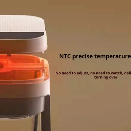 Friteuse à air chaud 1200 W avec panier en verre transparent - Four multifonction sans retournement, poignée isolante, 8 modes de cuisson, usage domestique