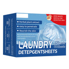 New！Portable Laundry Tablets Concentrated Stain Removal Instant Bubble Tablets Fresh Linen Scent Household Laundry Paper