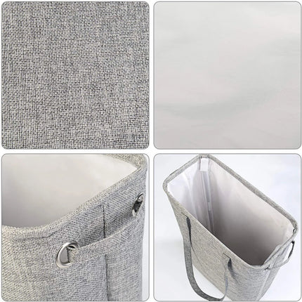 45L thin laundry basket with cover, narrow hand, fine hand, dirty laundry basket, bedroom, kindergarten, whole basket storage ba