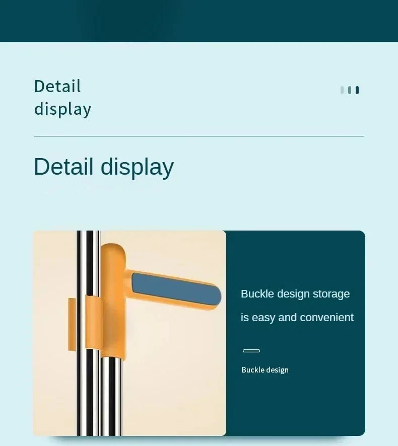 UNTIOR 1 Piece Foldable Broom & Dustpan Set Household Sweeping Tool 180° Rotating Small For Hair Garbage Cleaning Home