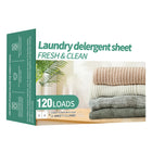 New！Portable Laundry Tablets Concentrated Stain Removal Instant Bubble Tablets Fresh Linen Scent Household Laundry Paper