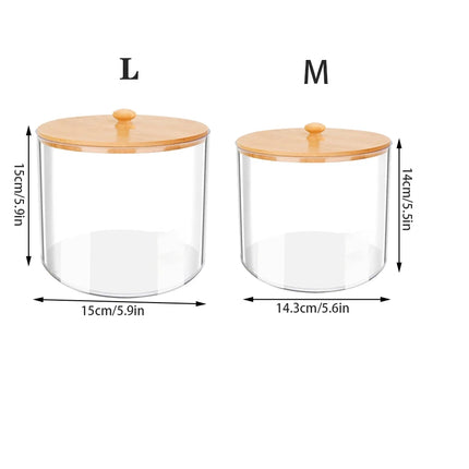 Conteneur de lessive en poudre acrylique grande capacité - E-menage