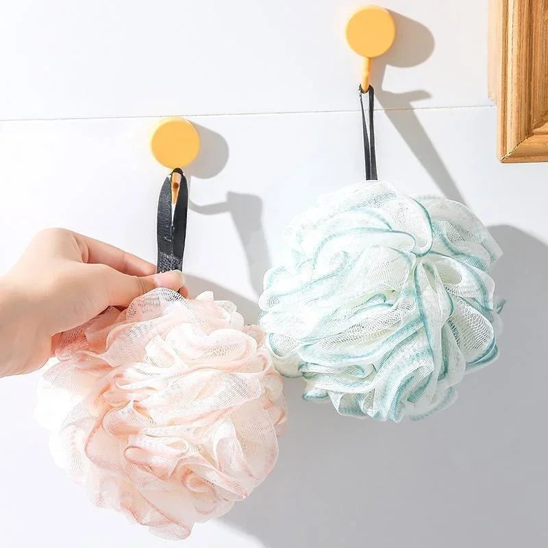 1 pc Large Bath Ball Rich Bubble Bath Towel Scrubber Body Cleaning Mesh Shower Wash Sponge Bathroom Accessories