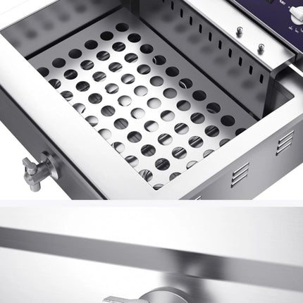 Commercial Electric Fryer - Single Cylinder Large Capacity Fryer for French Fries and Dough Sticks