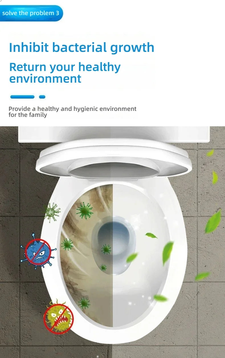 1/2/3/5 Pcs Toilet Cleaner Deep Pipeline Clean Technology & Long-Lasting Stain Prevention | Ideal for Home Bathroom Maintenance