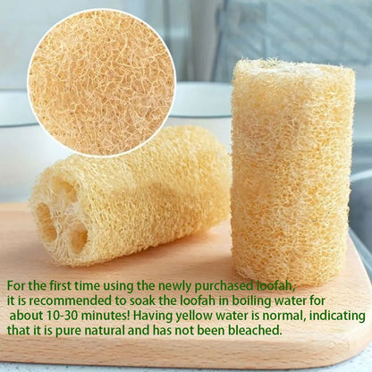 1pcs Natural Loofah Sponge Multi-purpose Cleaning Tool for Kitchen Bathroom Scrubber For Daily Cleansing Wash Body Scrubber Spa