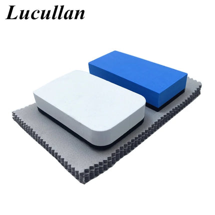 Lucullan – Lot de 20 Chiffons en Microfibre Suédée 10x15 cm pour Revêtement Nano Céramique Auto