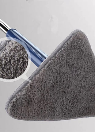 Balai serpillère triangulaire auto-essorant , microfibre - E-menage