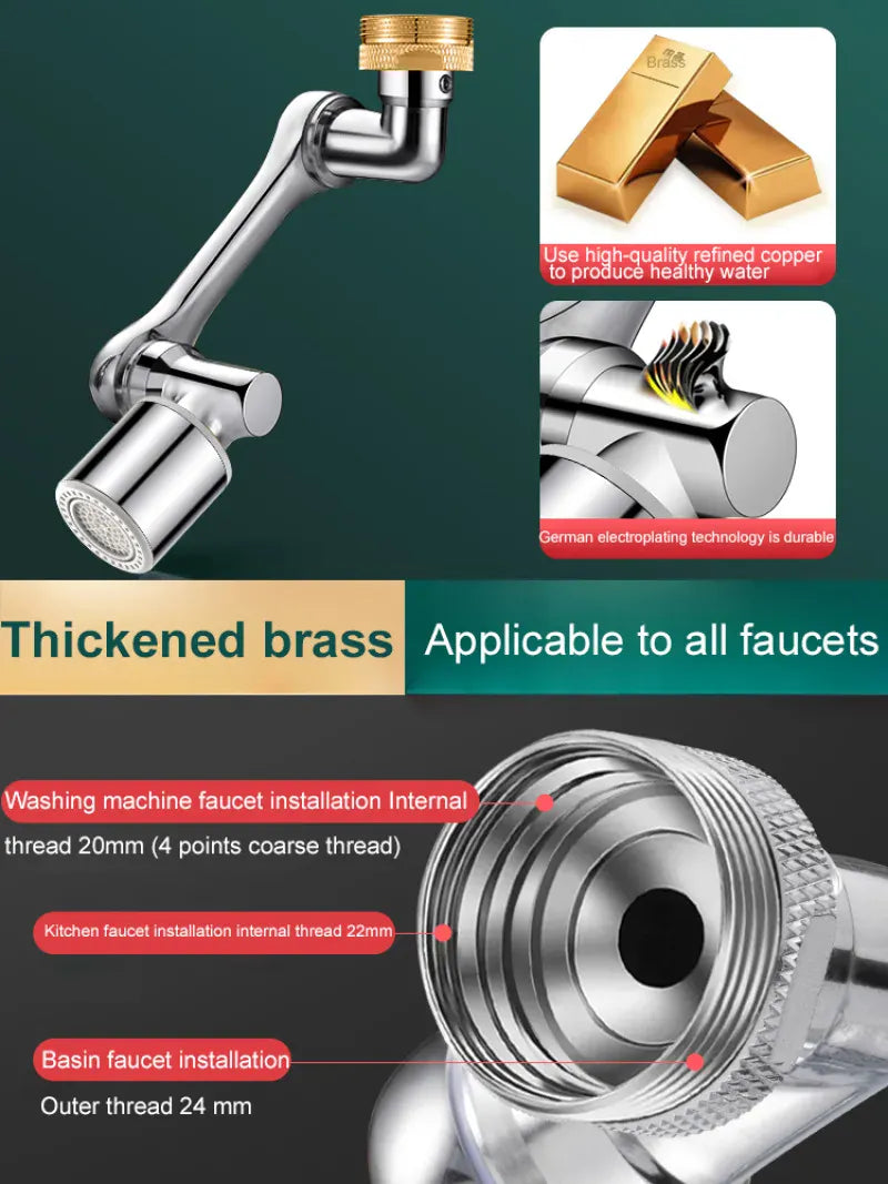 Spinning Faucet Faucet Emergency demand Easy to use Stainless steel Wide range of applications Splashproof faucet